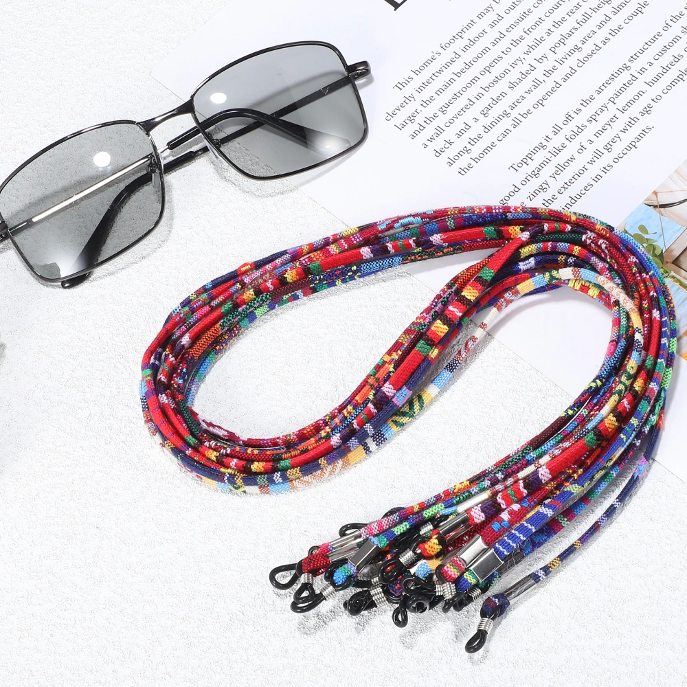 10Pcs Glasses Lanyards Colorful Bohemian Eyeglass Straps Cords Eyewear Retainer for Sunglasses Reading Glasses