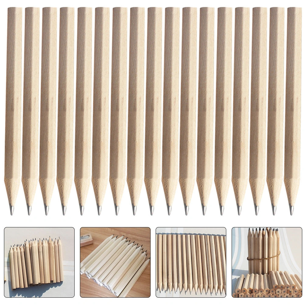 50Pcs Short Pencils Wooden Pencils Kids Writing Pencils Small Pencils Pocket Pencils Toddlers Pencils