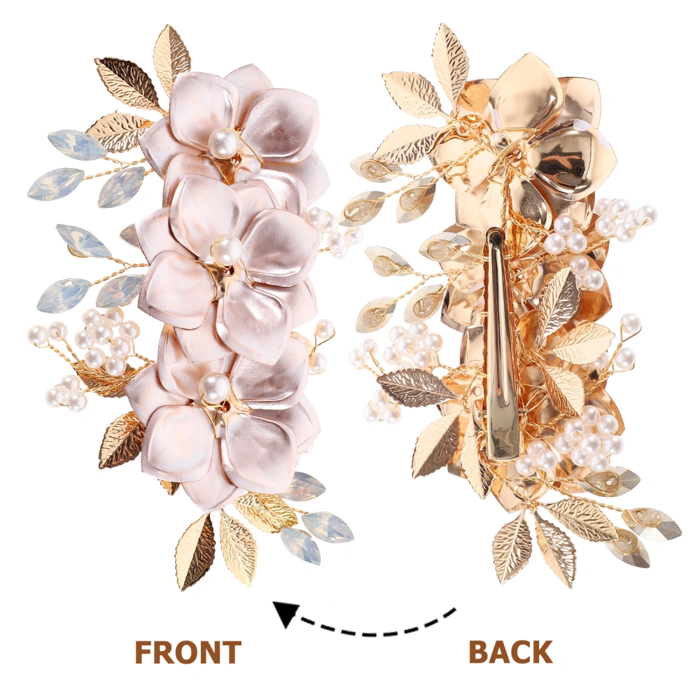 Wedding Flower Hair Clip Women Wedding Bridal Hair Clip Headpiece Clip for Wedding