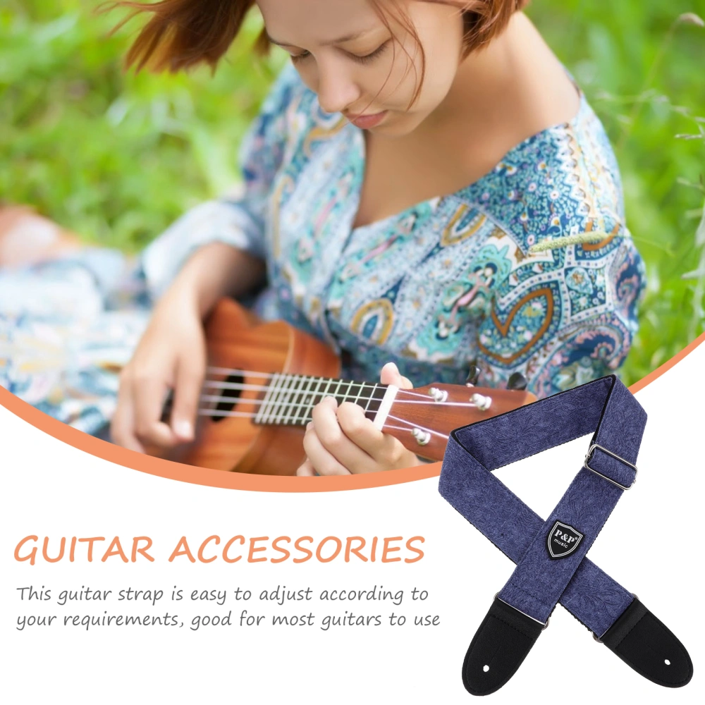 Guitar Strap Electric Guitar Replacement Instrument Strap Adjustable Bass Guitar Sling Strap