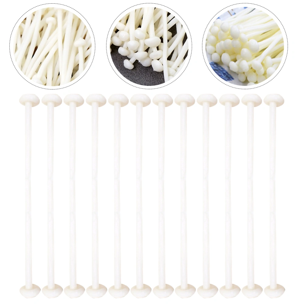 20Pcs Needle Mushroom Decoration Kids Vegetable Cognitive Toy Restaurant Photo Prop