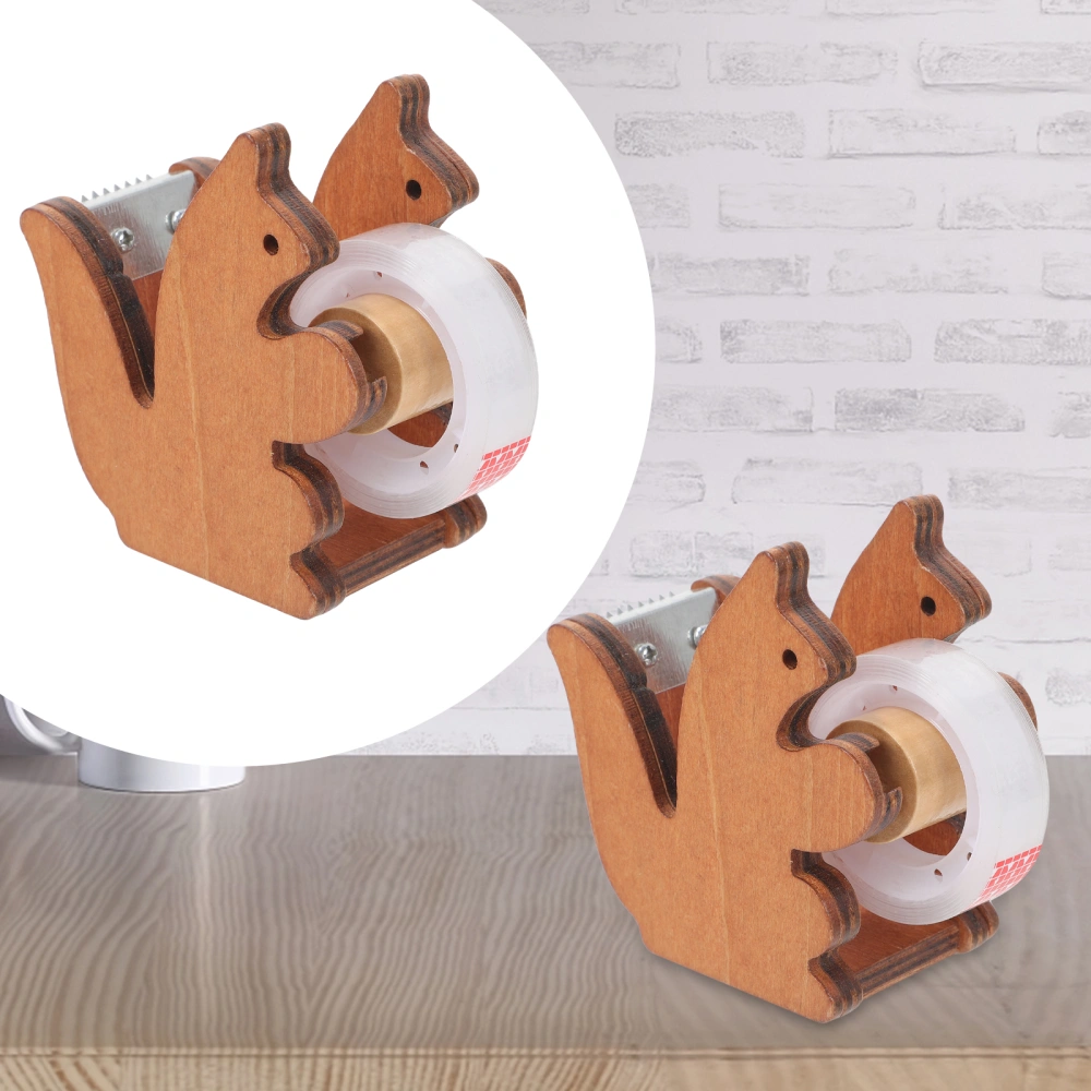 Tape Holder Squirrel Shaped Tape Dispenser Office Tape Dispenser Portable School Supplies