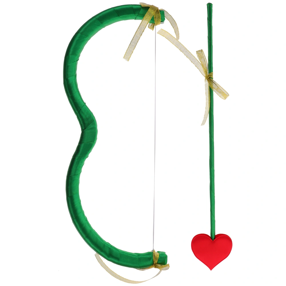 1 Set Valentine's Day Cupid Bow and Arrow Cupid Costume Accessories Cosplay Prop Supplies