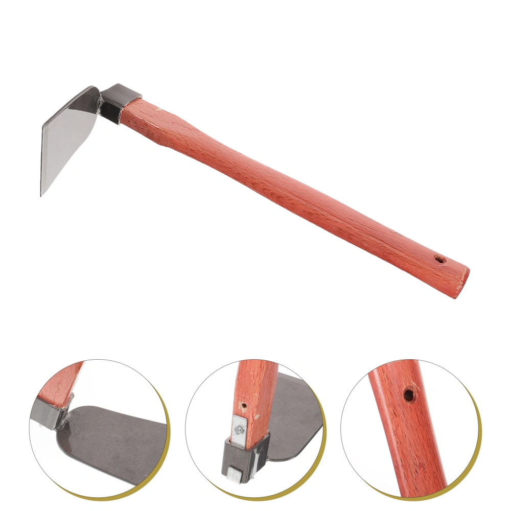 Garden Tool Gardening Hoe Handheld Planting Hoe Heavy Duty Hoe for loosening Soil Weeding