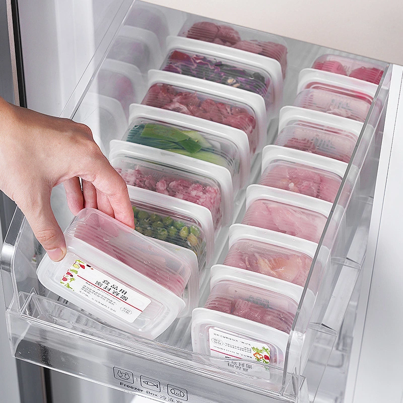 8pcs Meat Storage Container Food Container Food Storage Container for Refrigerator