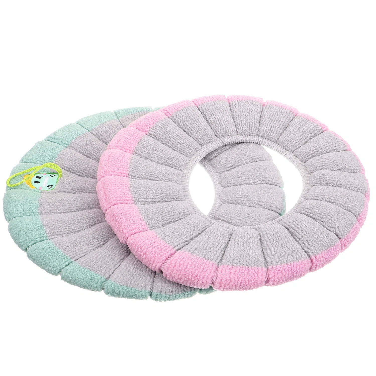 2Pcs Toilet Seat Cushions Thicken Toilet Mats Household Toilet Pads Washable Toilet Seat Warmers