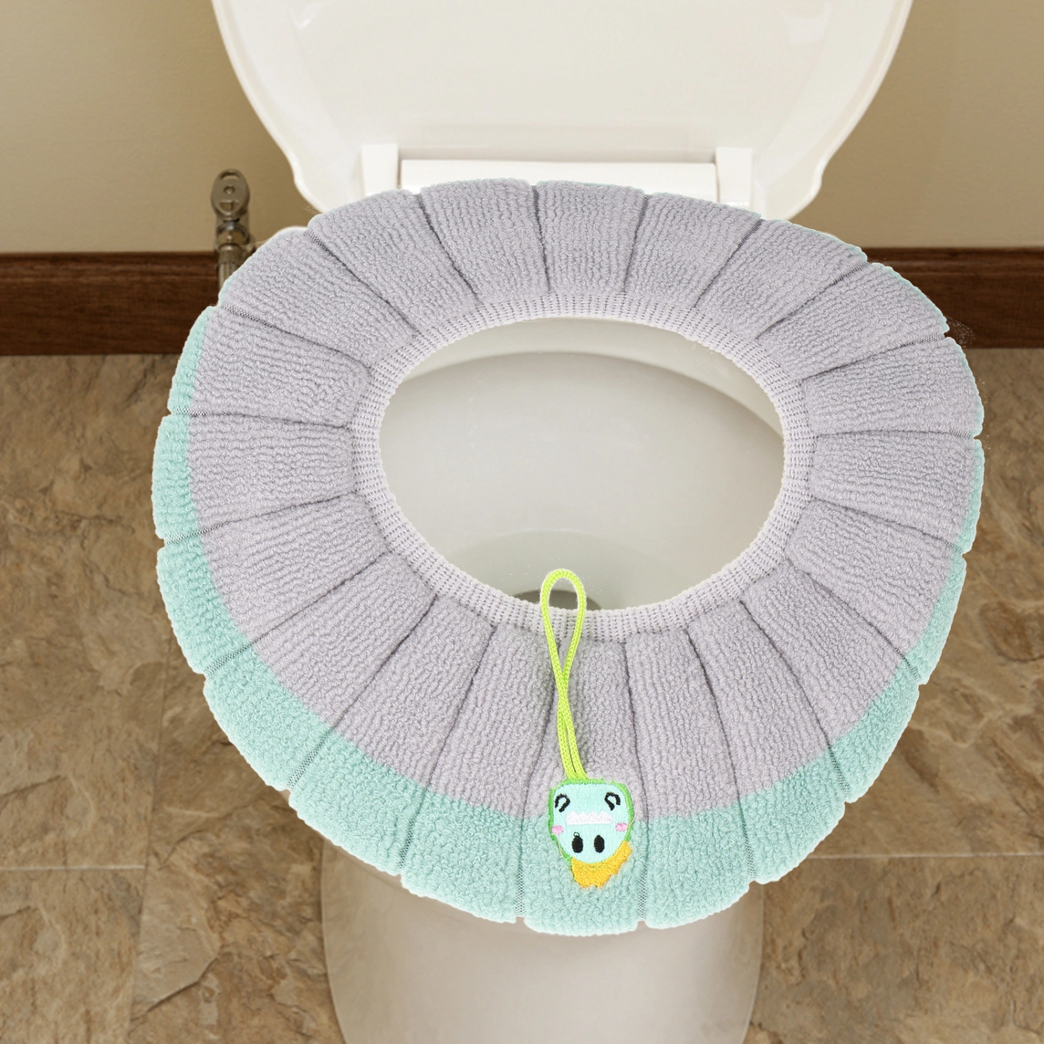 2Pcs Toilet Seat Cushions Thicken Toilet Mats Household Toilet Pads Washable Toilet Seat Warmers