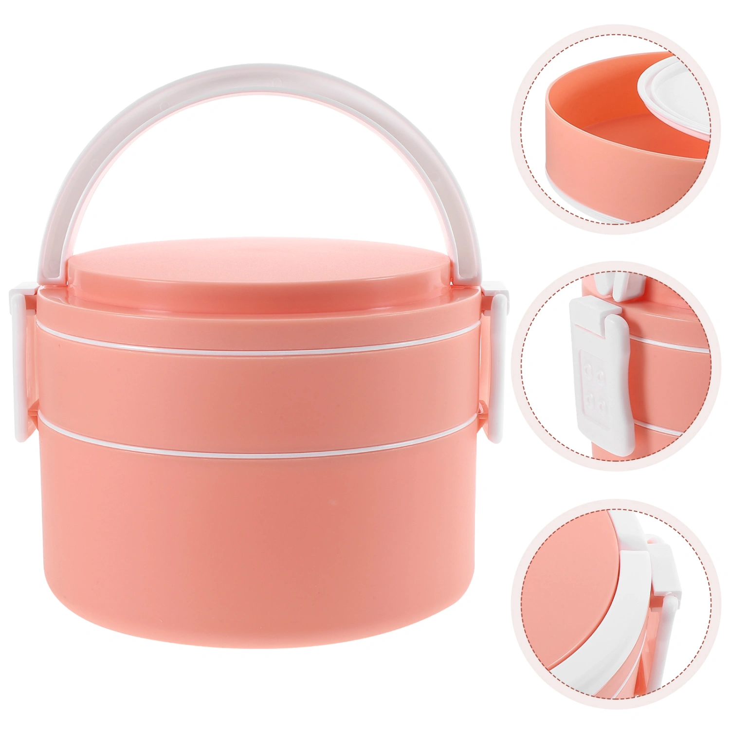 Bento Box Portable Lunch Box Plastic Lunch Container Large Capacity 2 Layers Bento Box