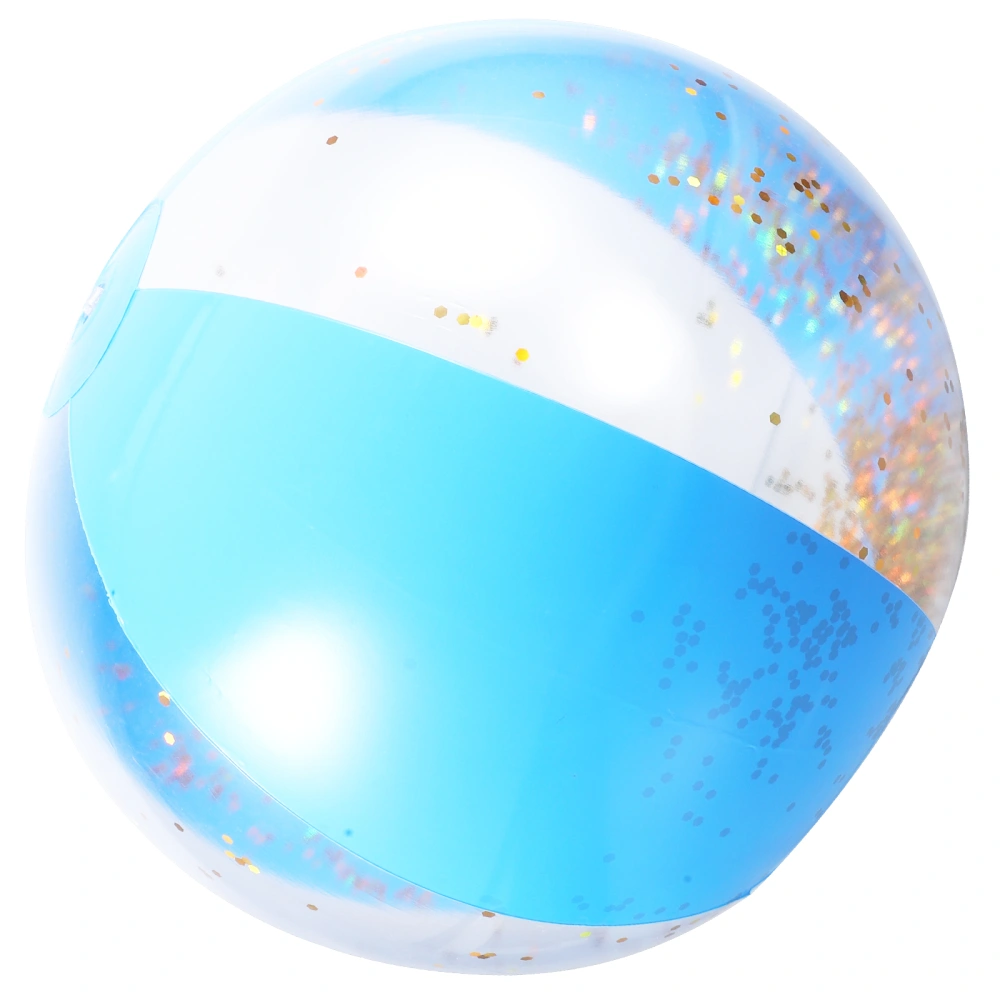 3Pcs Novelty Beach Balls Inflatable Beach Balls Sand Beach Toys Pool Games Sequin Beach Balls