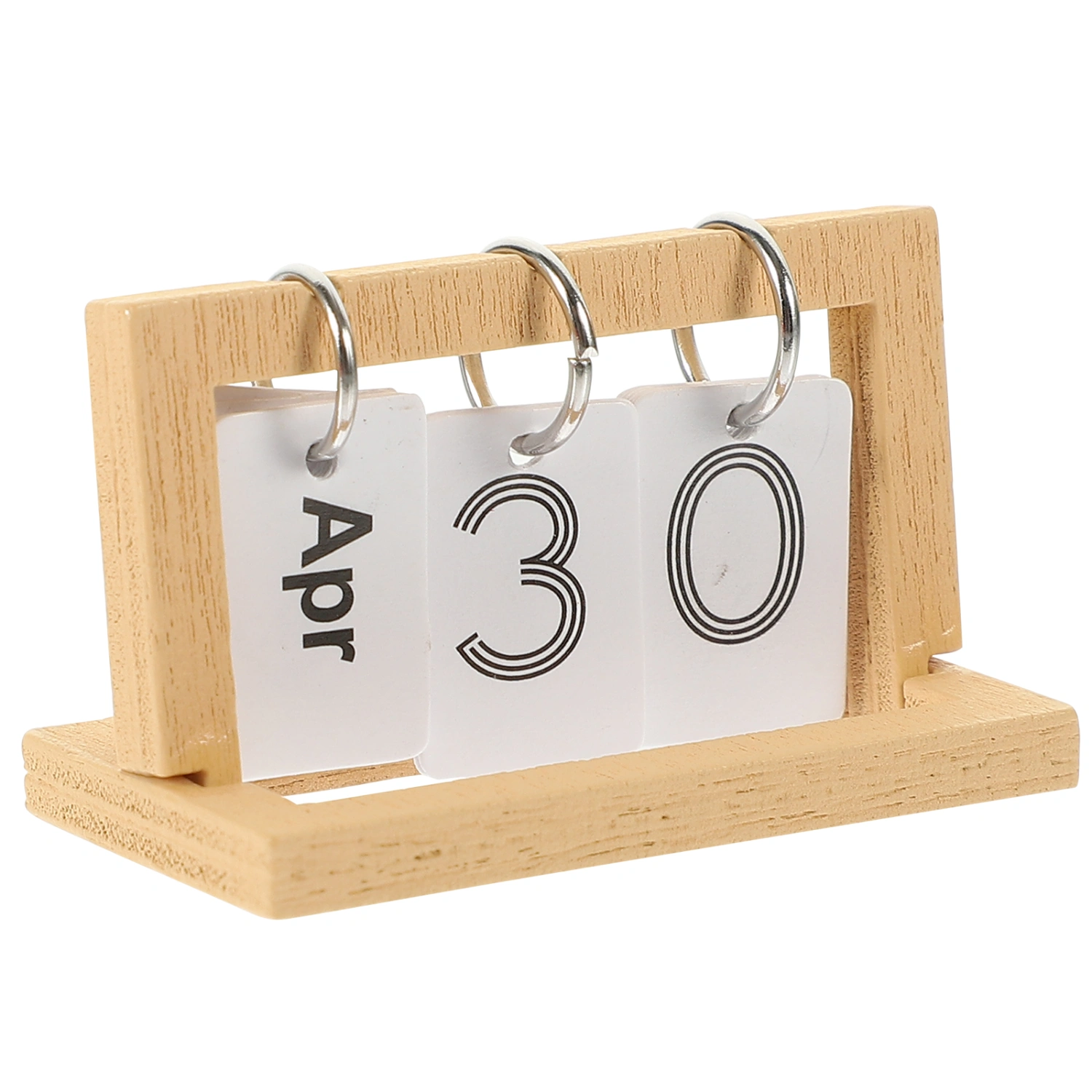 Miniature Doll House Desk Calendar Mini Desk Monthly Calendar Prop Flip Calendar Model