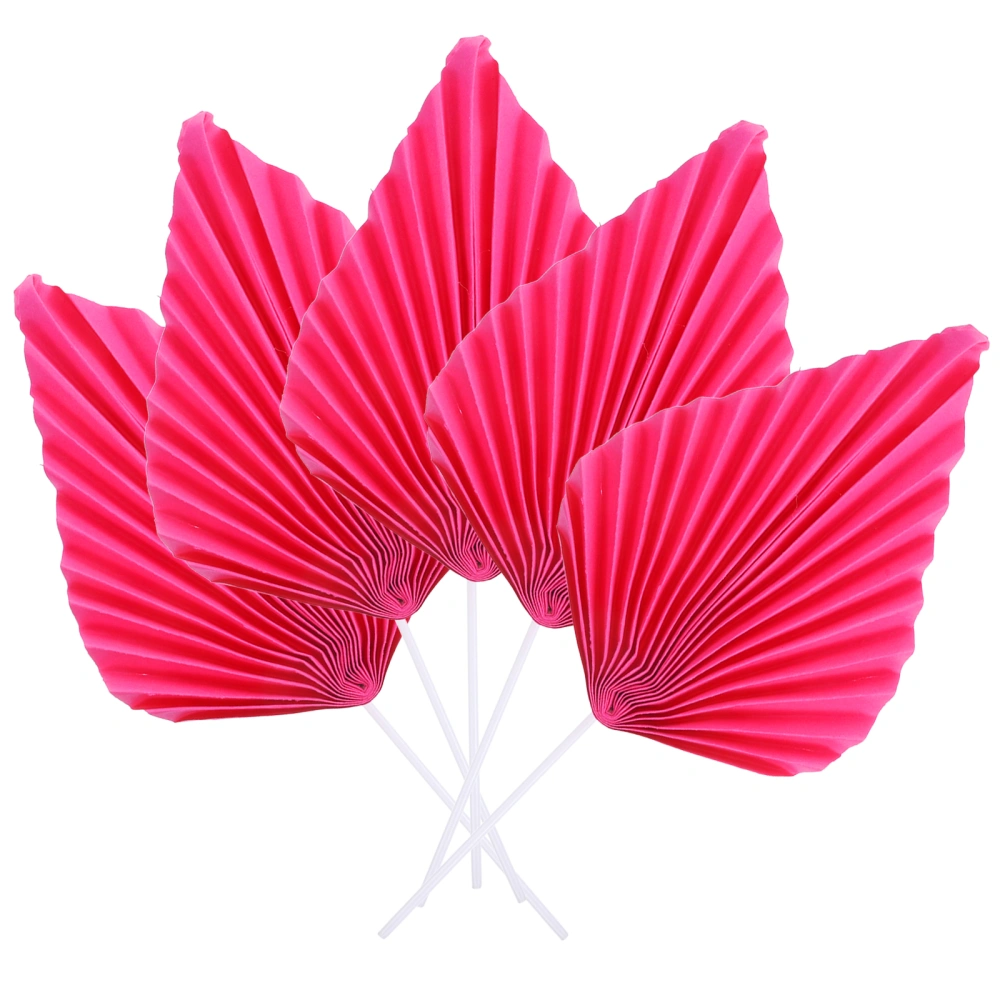 10 Pairs Palm Leaf Cake Topper Birthday Cake Picks Cake Inserts Decorations Cupcake Topper