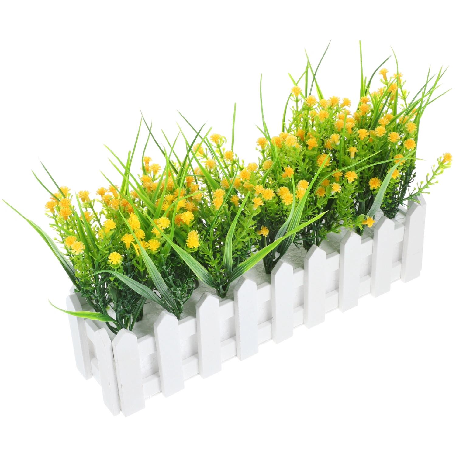 1 Set Fence Set With Realistic Artificial Gypsophila Flowers Decorative Artificial Baby's Breath Flowers