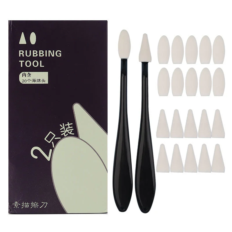2pcs Sketching Wipe Trimmer Sketch Smudge Erase Rub Artist Drawing Tools