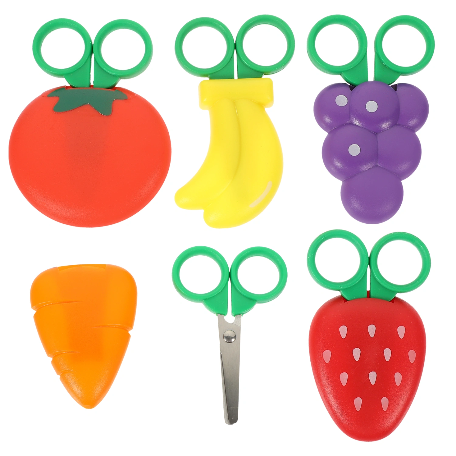 5Pcs Kids Safety Scissors Colored Scissors Crafts Scissors DIY Crafts Safety Scissors
