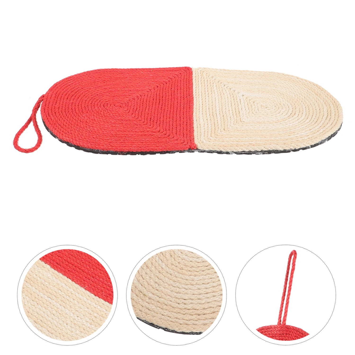 Cat Scratcher Mat Natural Sisal Cat Scratching Pad Hanging Kitten Scratcher Scratching Board