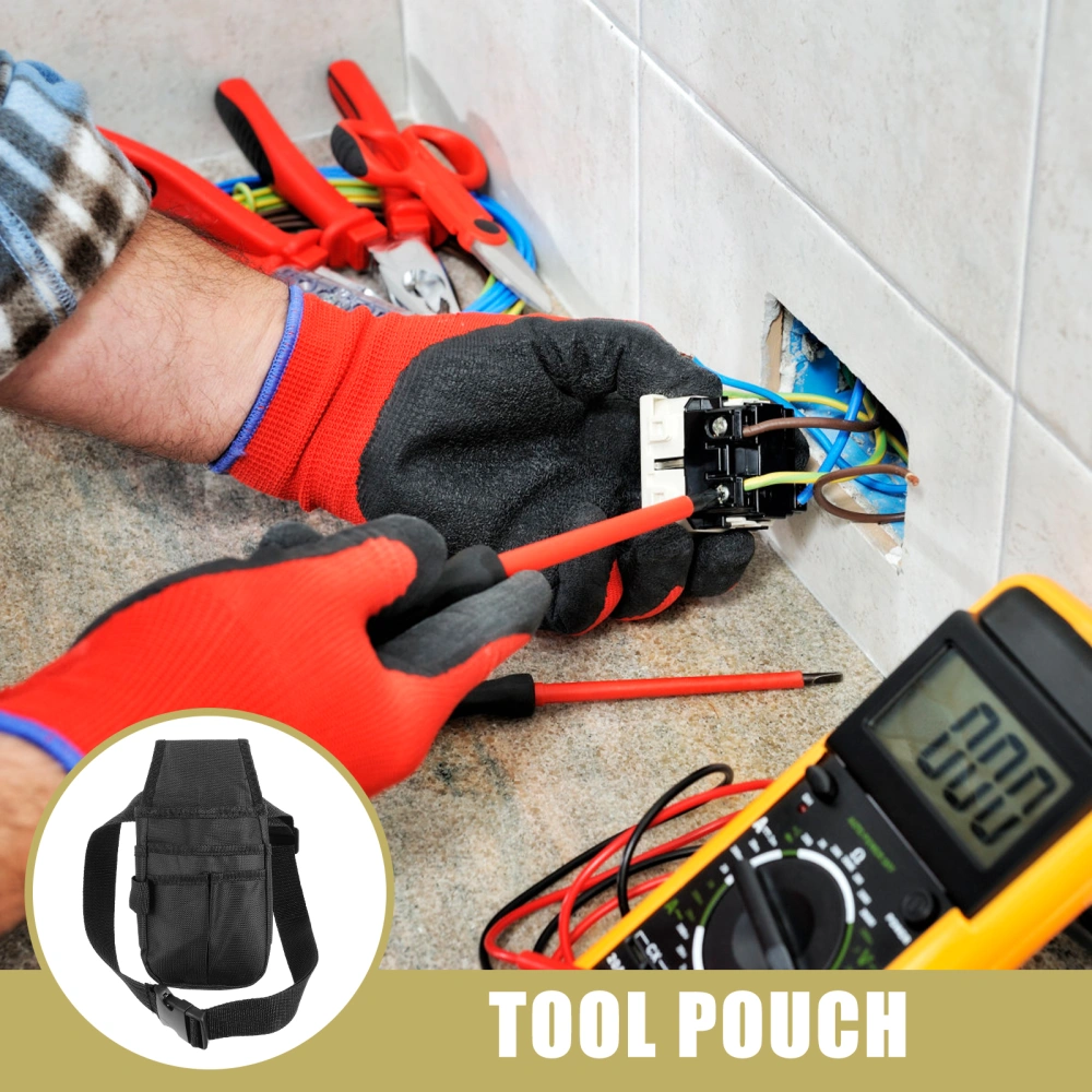 Tool Pouch Electrician Holster Pouch For Man Electrician Tool Bag Utility Pouch