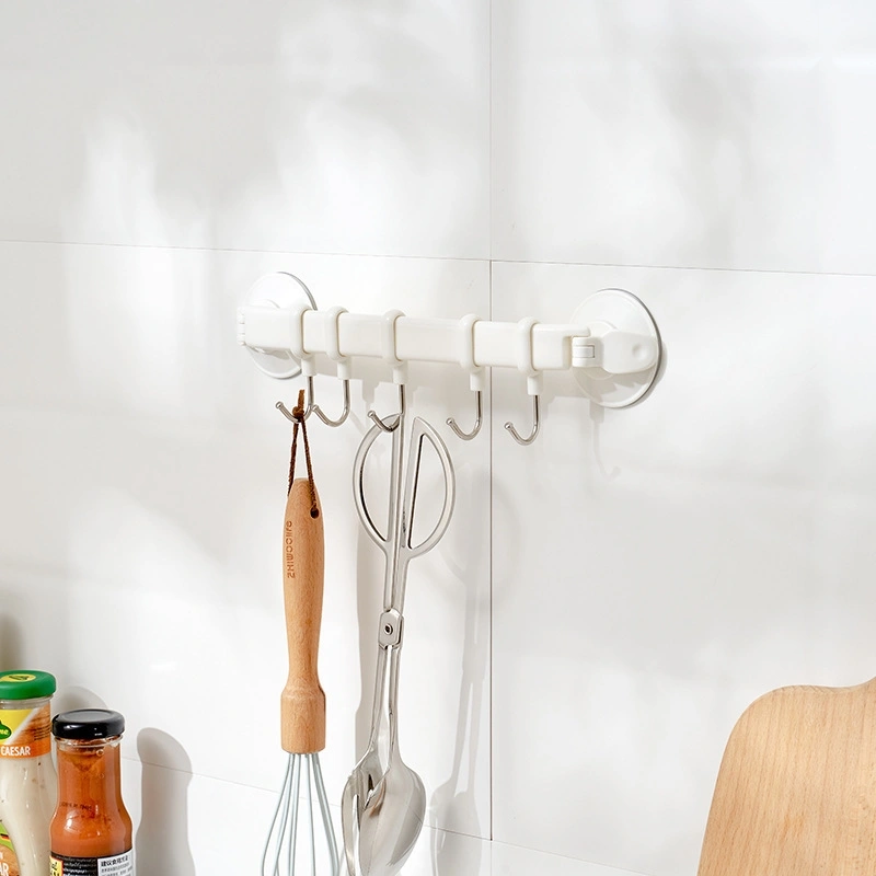 Wall-mounted Storage Hook Household Sucker Hanging Hooks Kitchenware Storage Rack