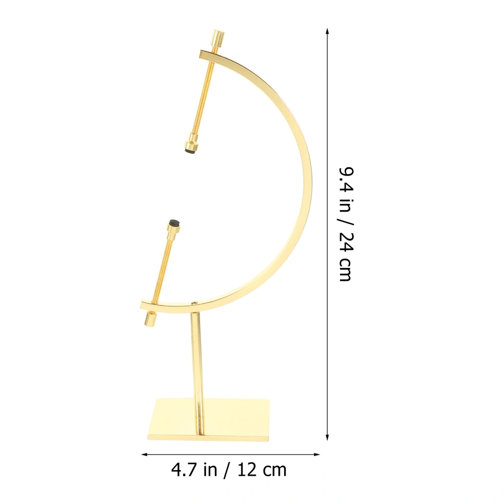 Metal Sphere Holder Adjustable Caliper Crystal Ball Stand Display Stand for Mineral Crystal Stone Crystal Ball