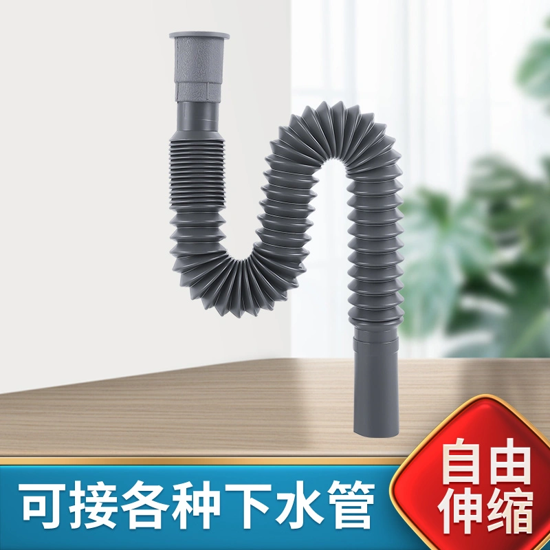 Sink Hose Expanding Water Hose Wash Basin Sink Drain Pipe Kitchen Sink Hose