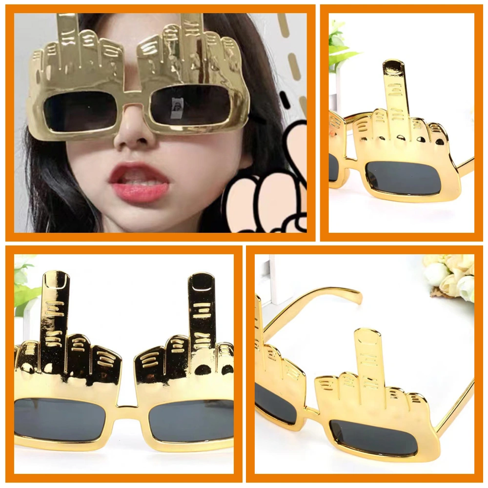 4pcs Funny Sunglasses Props Party Prank Eyeglasses Funny Themed Party Eyeglasses