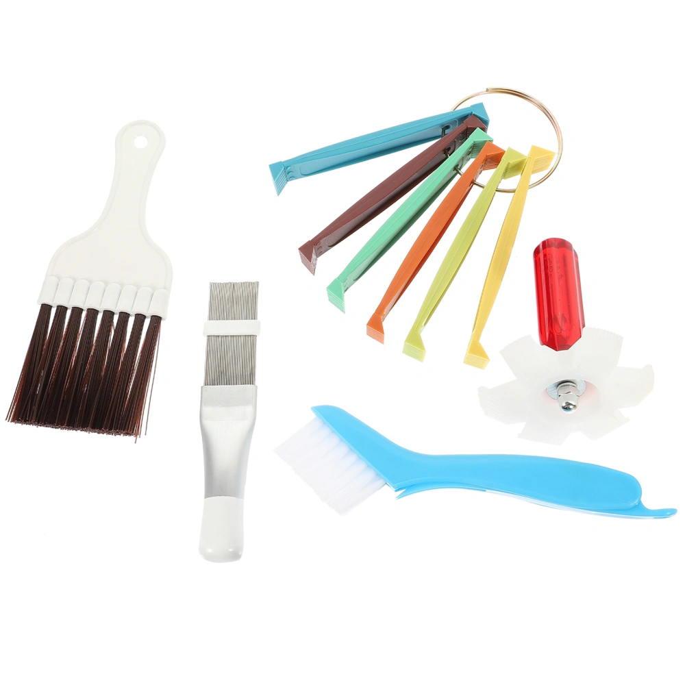 1 Set Radiator Fin Combing Tools Comb Condensers Appliances Cleaning Tools AC Condenser Brush