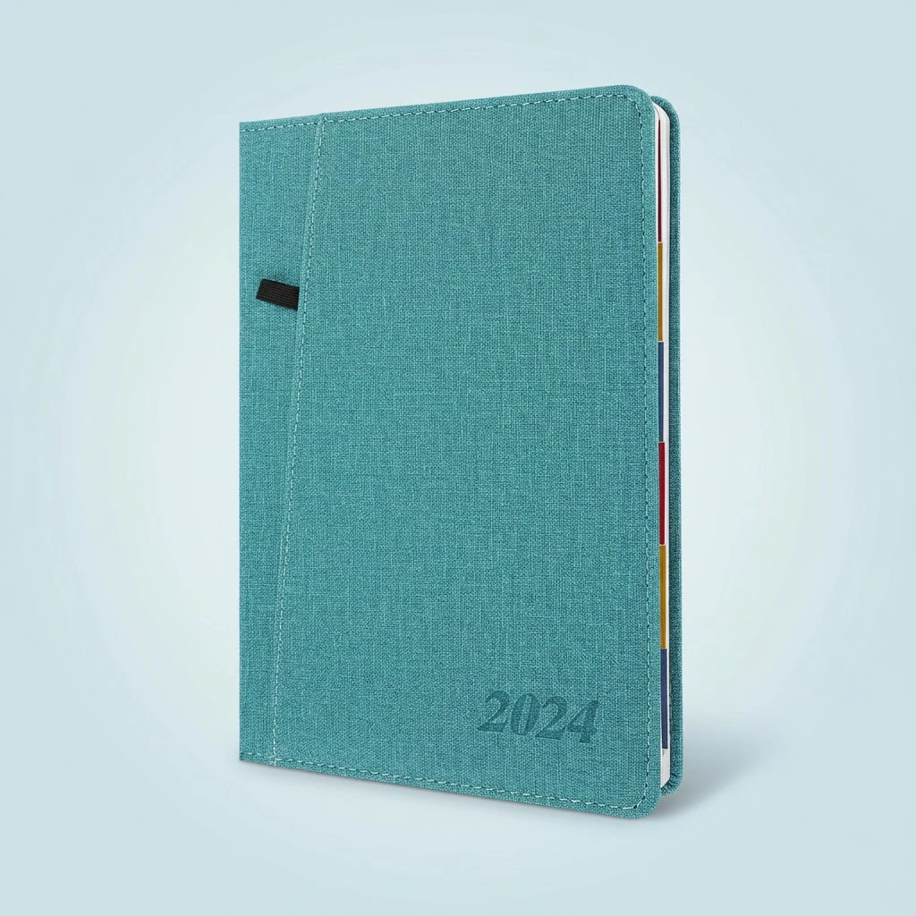 Portable Planner Schedule Recording Notepad Agenda Daily Planner English 2024 Planner
