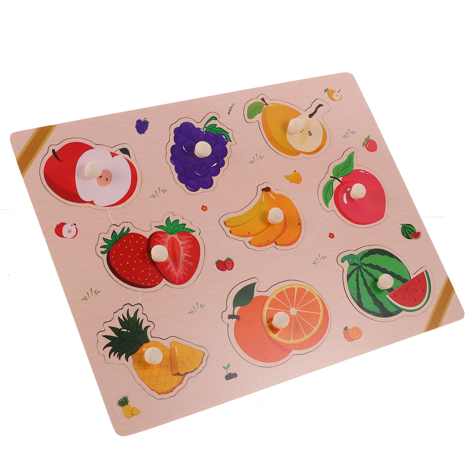 1 Set of Fruit Themed Jigsaw Puzzles Educational Fruit Jigsaw Puzzles Kids Plaything