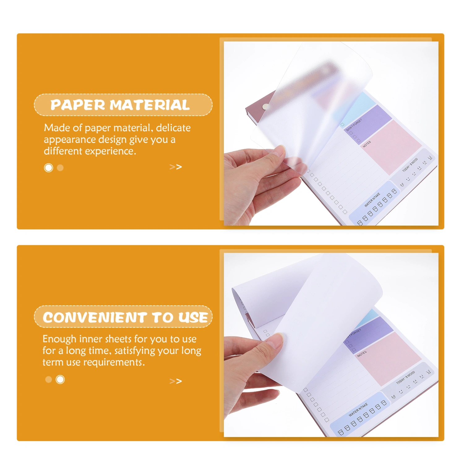 Tear-off Notepad Planner Daily Planner Notepad Portable Planner Tearable Daily Plans Memo Notepad