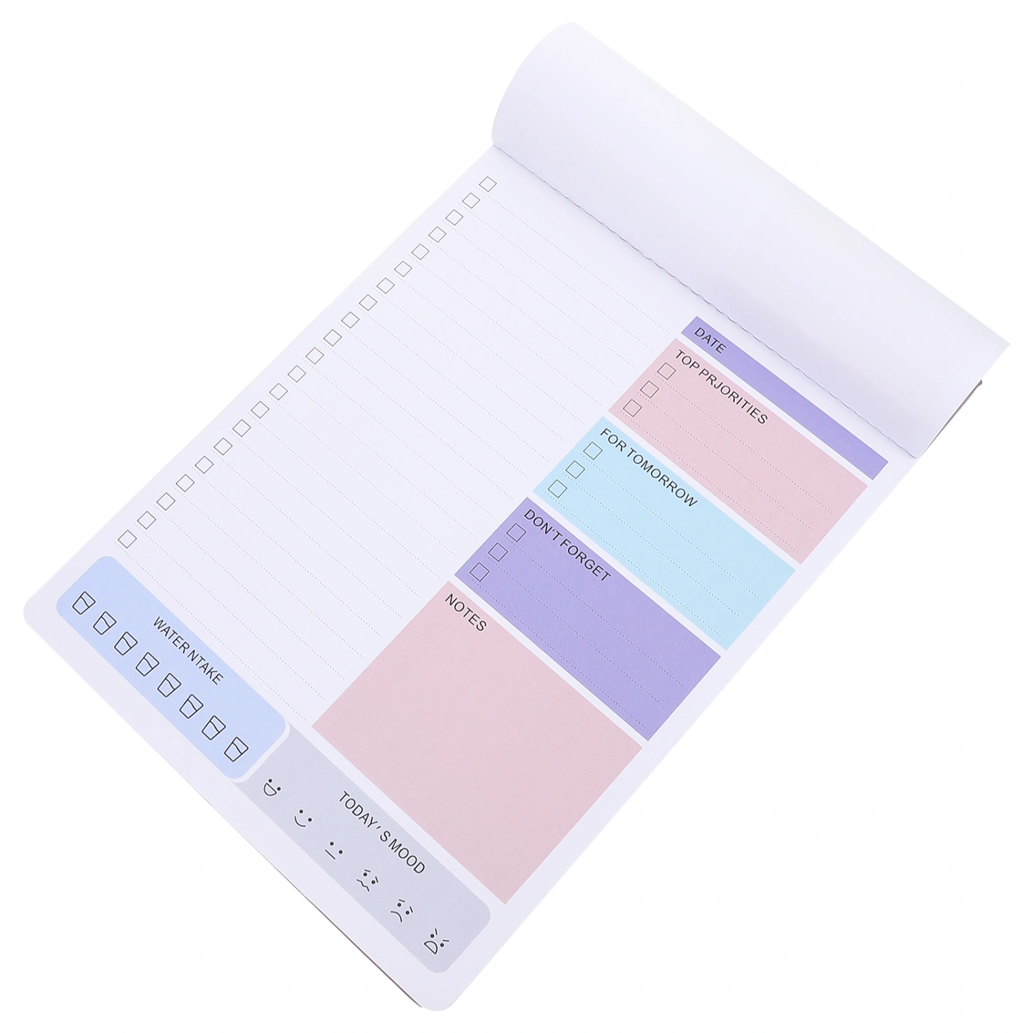 Tear-off Notepad Planner Daily Planner Notepad Portable Planner Tearable Daily Plans Memo Notepad