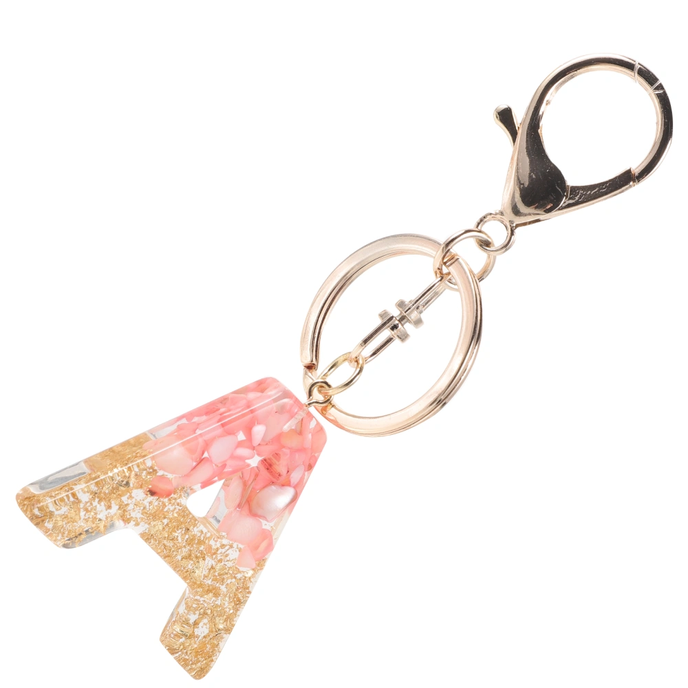 Letter Keychain Novelty Keychain Car Keyring Pendant Handbag Pendant Charm