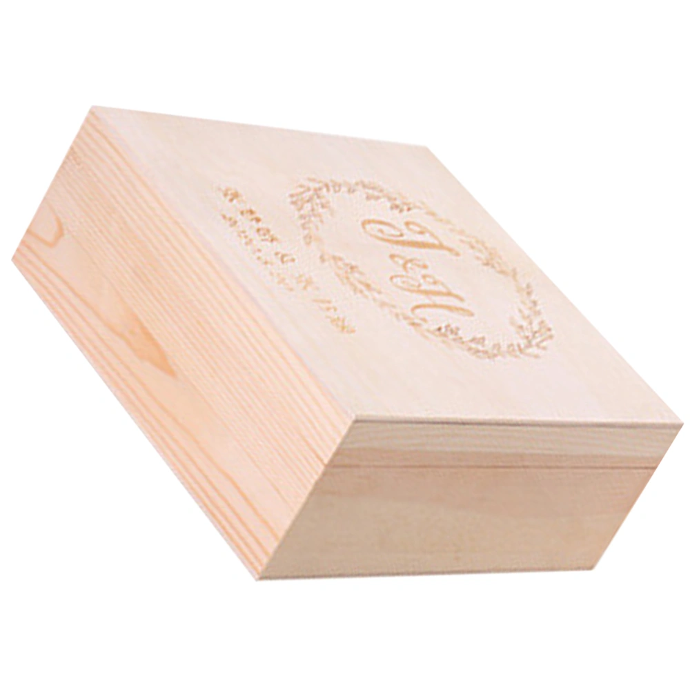 Wooden Gift Box Gift Holder Gift Packing Case Gift Storage Case for Wedding