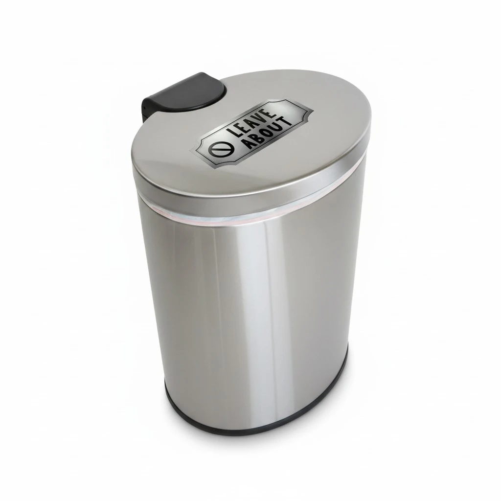 1 Sheet Dustbin Stickers Trash Can Symbol Trash Can Sticker Adhesive Labels