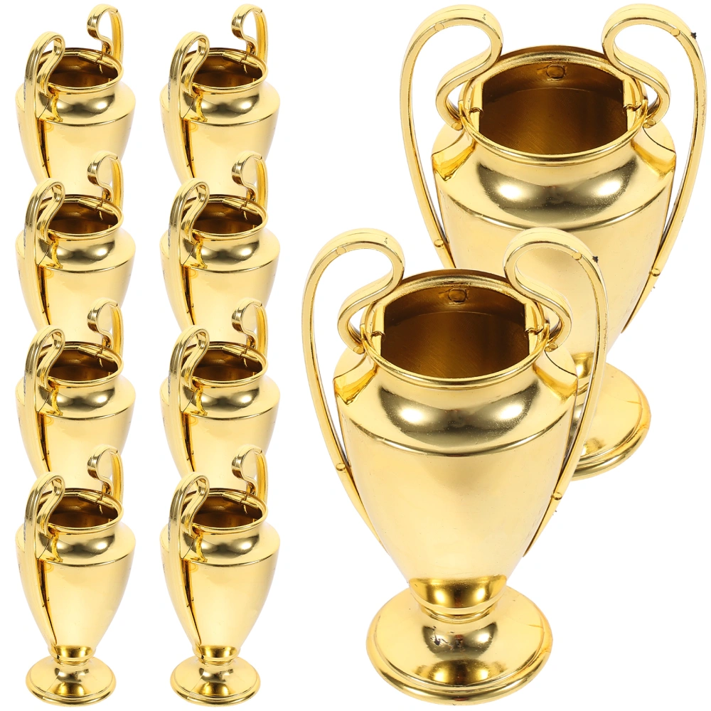 10pcs Delicate Competition Trophy Company Activity Trophy Chic Trophy Desktop Awards Trophy