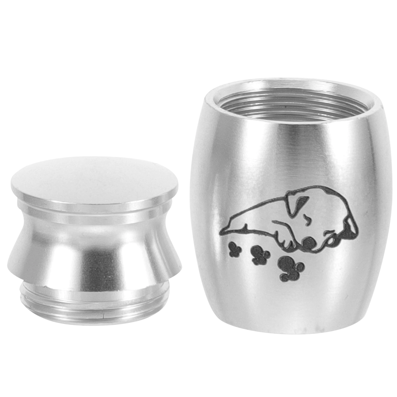 Metal Pet Urn Metal Memorial Pet Cremation Urn for Dog Cat Ashes Funeral Keepsake Urn
