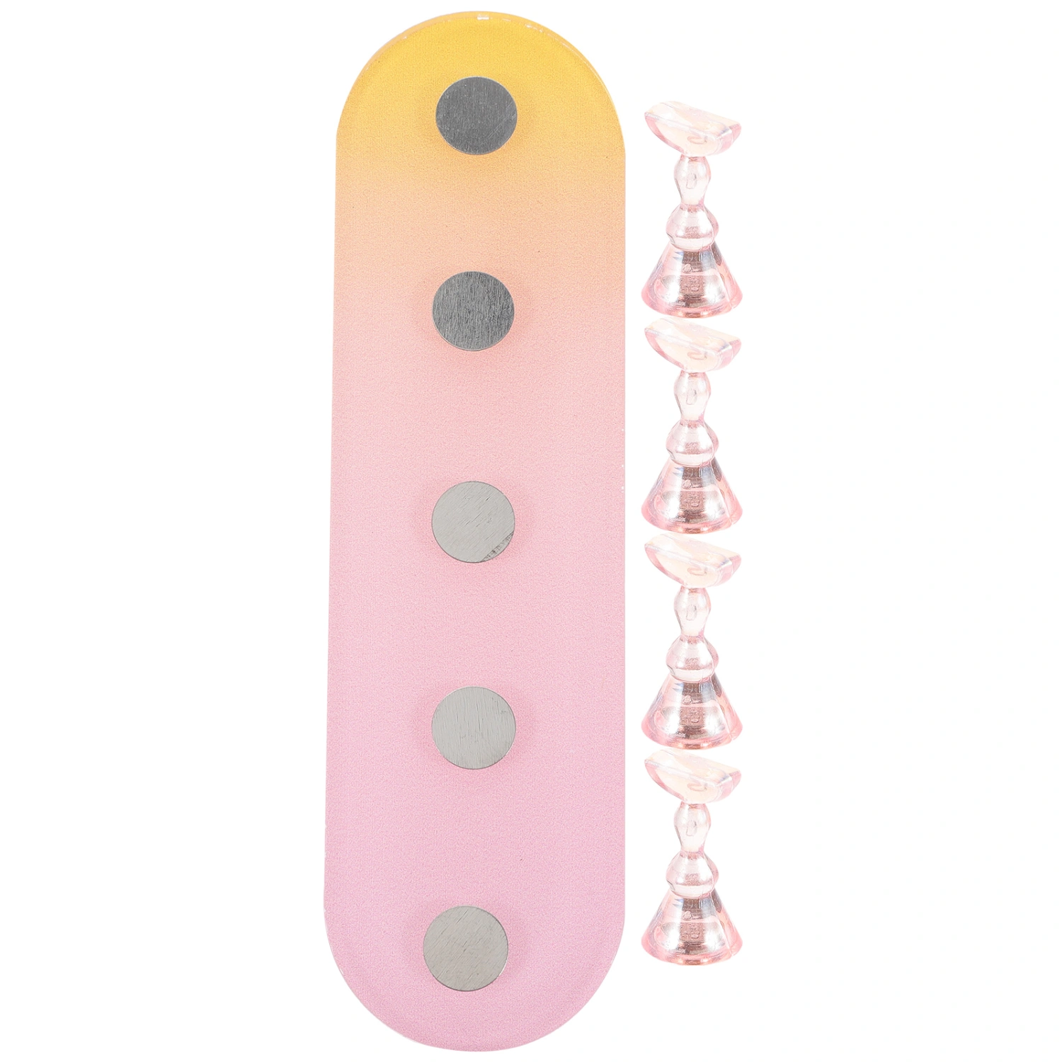 1 Set of Decorative Nail Display Nail Holders Training Nail Stands Beauty Nail Display Nail Stands