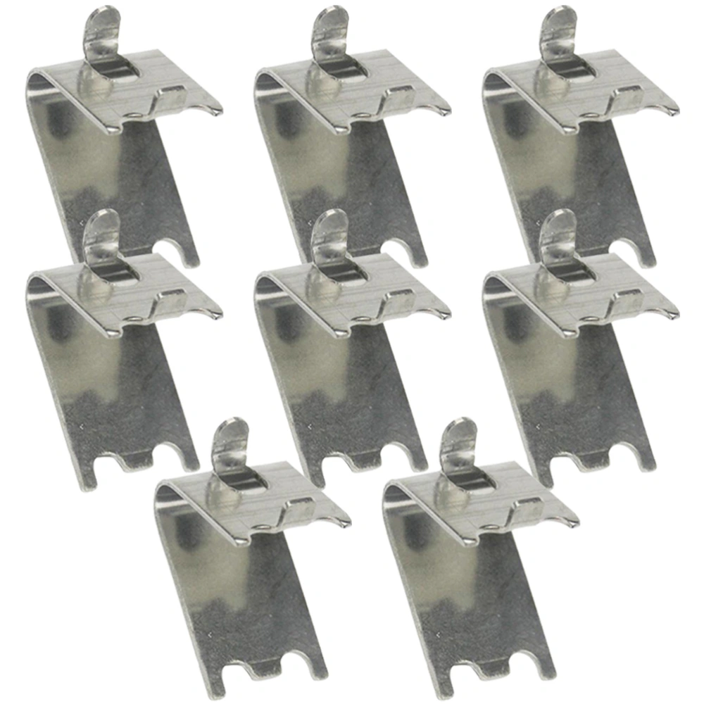 2Pcs Freezer Shelf Clips Refrigerator Cooler Shelf Supports Stainless Steel Shelf Clips