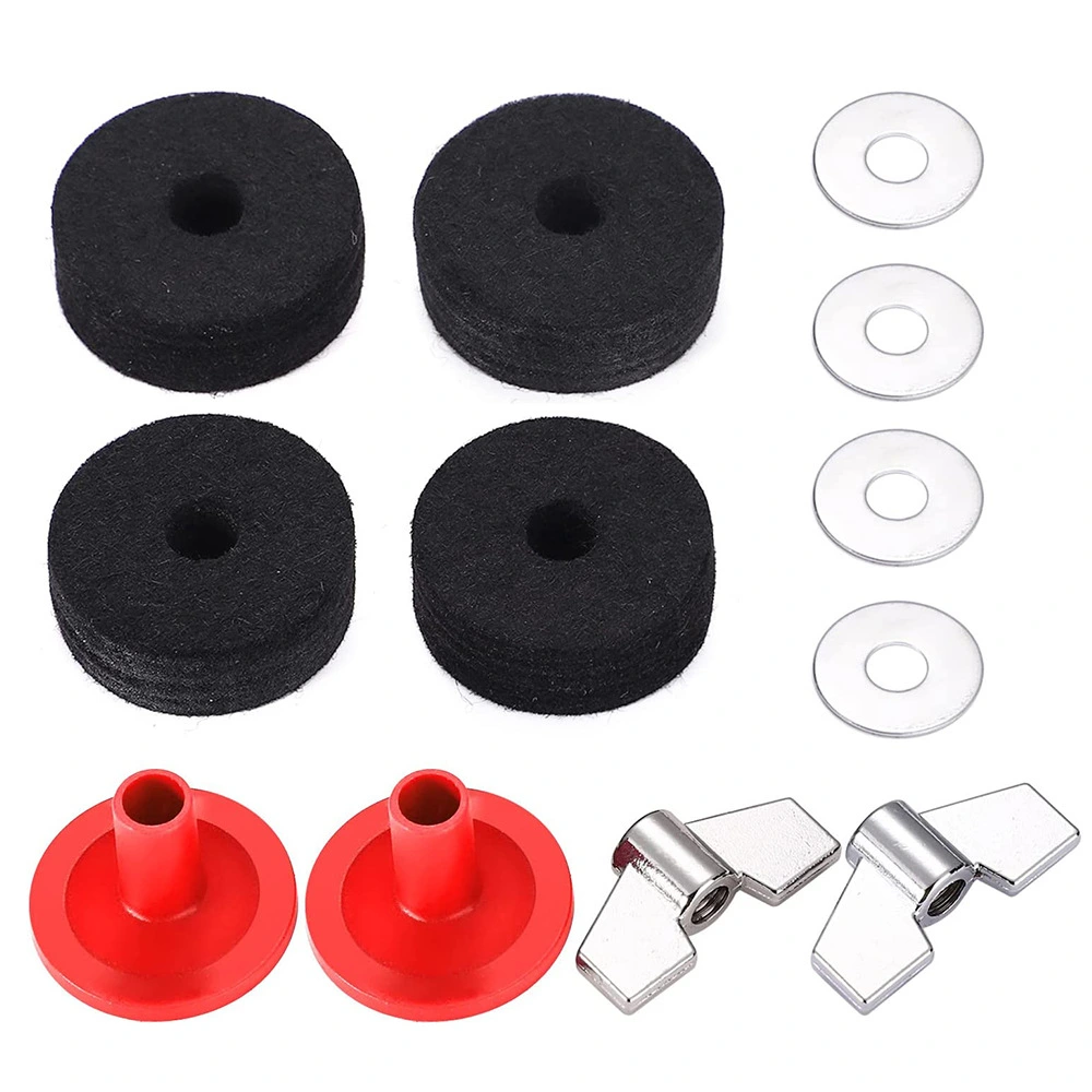 1 Set Drum Cymbal Pad Cymbal Metal Washer Clutch Tube Cymbal Accessory