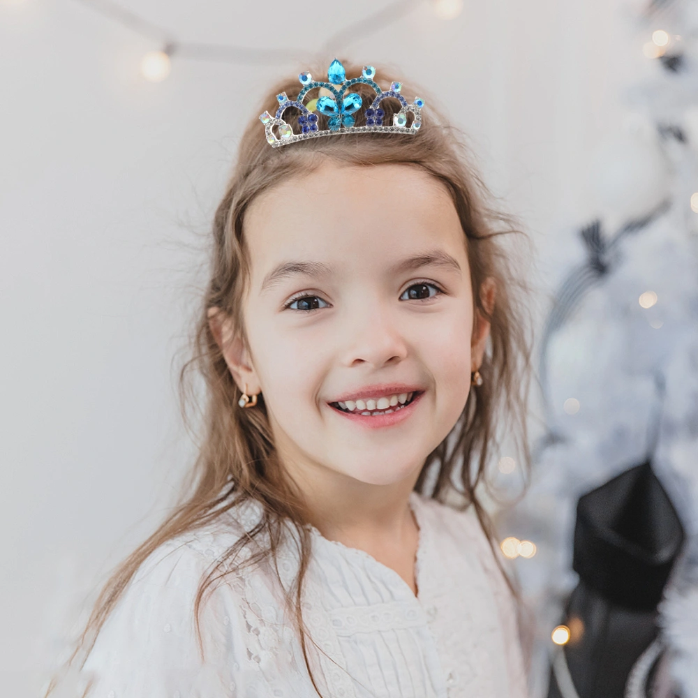 Small Tiara Rhinestone Tiara Comb Girls Birthday Party Headdress Hair Accessory