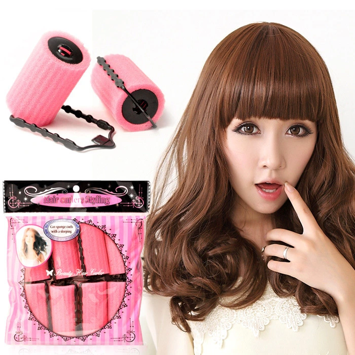 8pcs Sponge Hair Rollers Self Holding Hair Curlers Hair Styling Tools for Home Salon