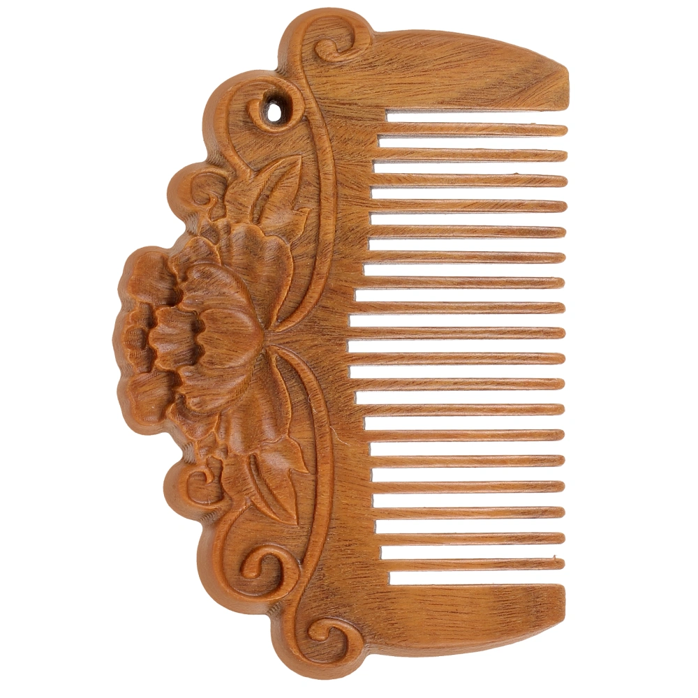 Wood Comb Embossment Women Hair Styling Comb Household Comb Hair Styling Comb