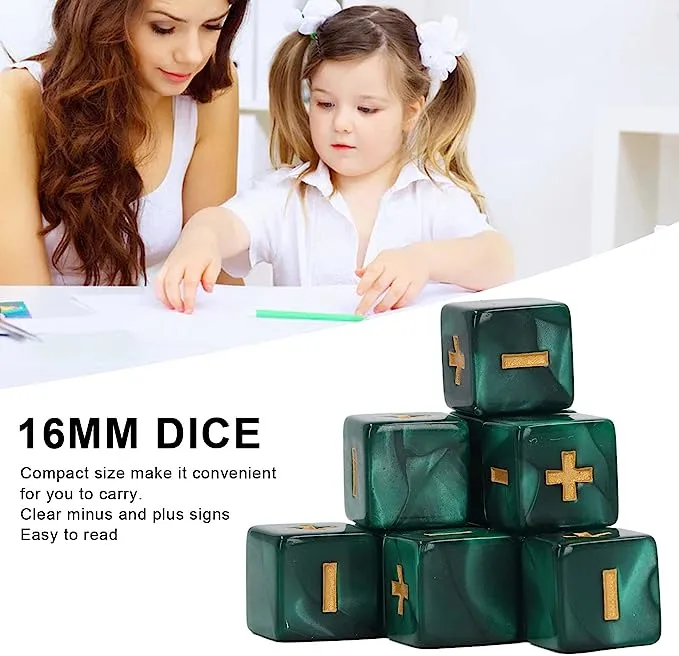 10pcs Dice Learning Aid Classroom Accessories Teaching Dice Mathematical Dice