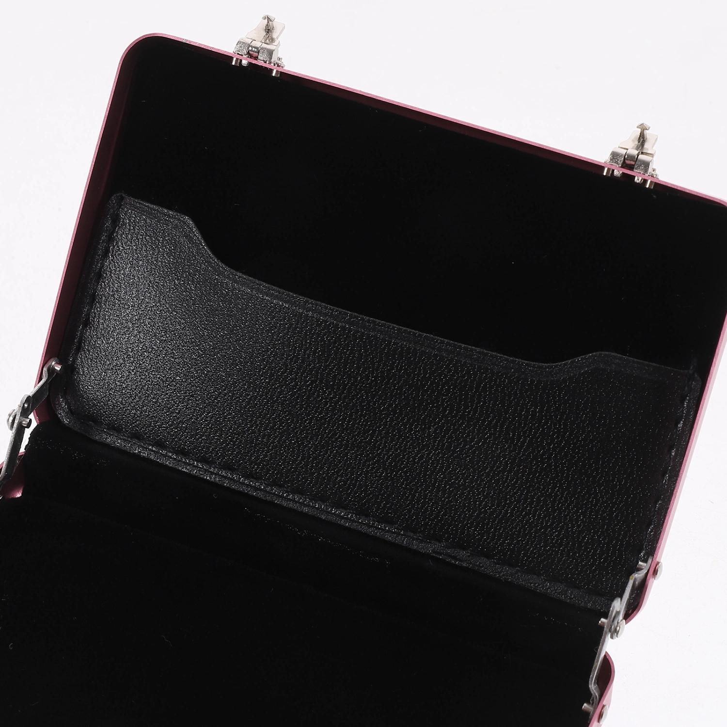 Mini Briefcase Metal Card Case Index Card Container Flash Card Organizer Business Holder Case