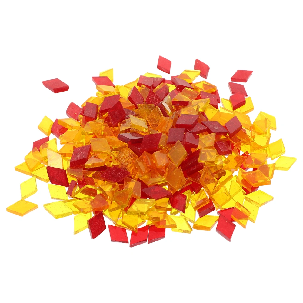 1 Bag of Glass Mosaic Tiles for Art Crafts Decorative Small Mosaic Tiles DIY Mosaic Tiles Crafts