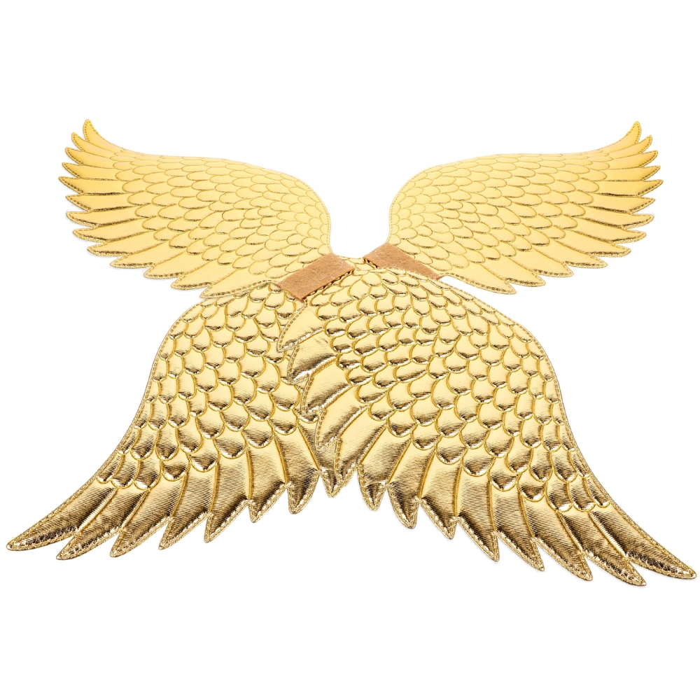 2pcs Kid Angel Wing Prop Cosplay Party Prop Stage Performance Halloween Angel Costumes Accessory