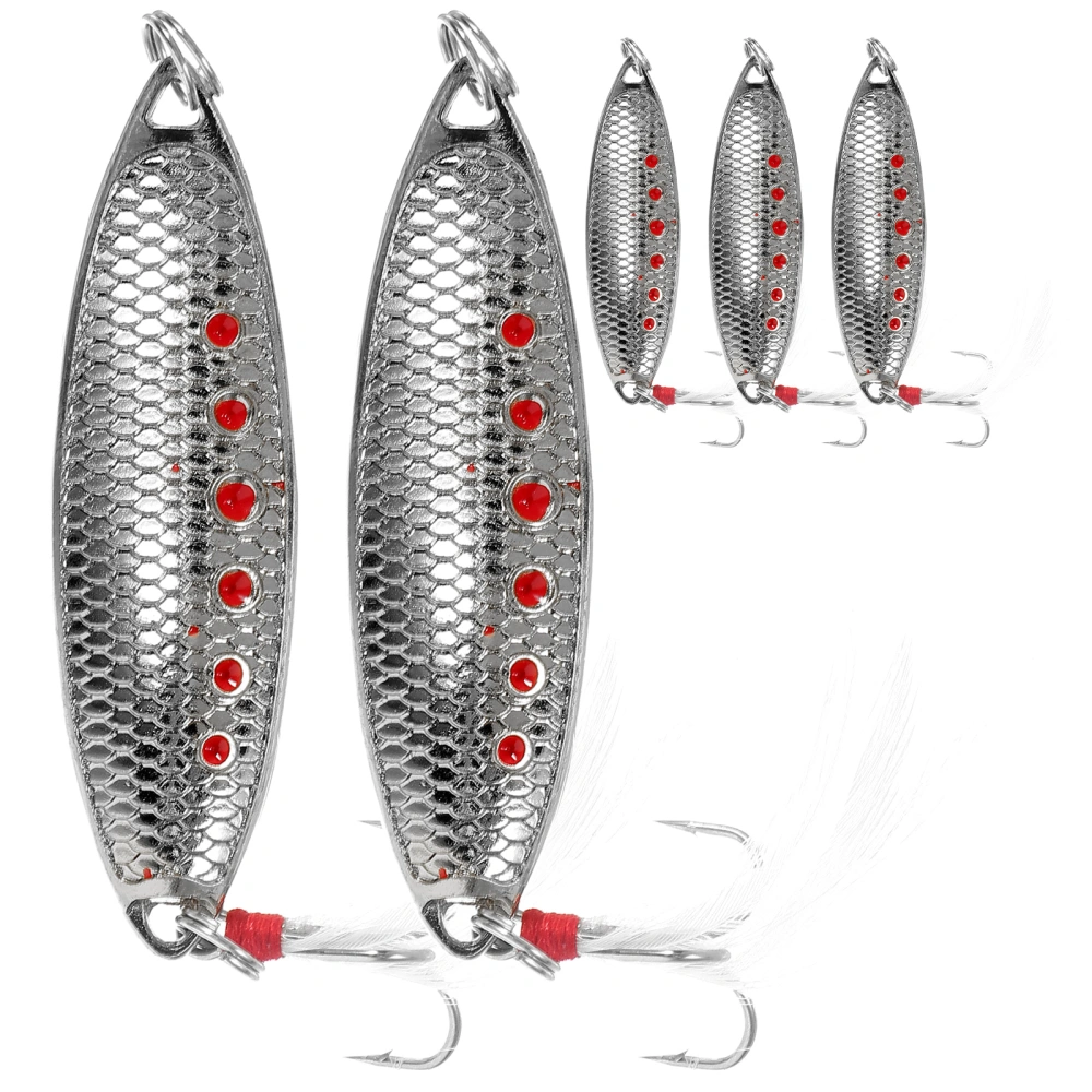 5Pcs Artificial Fishing Lure Saltwater Fishing Baits Fake Baits Small Fake Fishing Lure Fishing Equipment