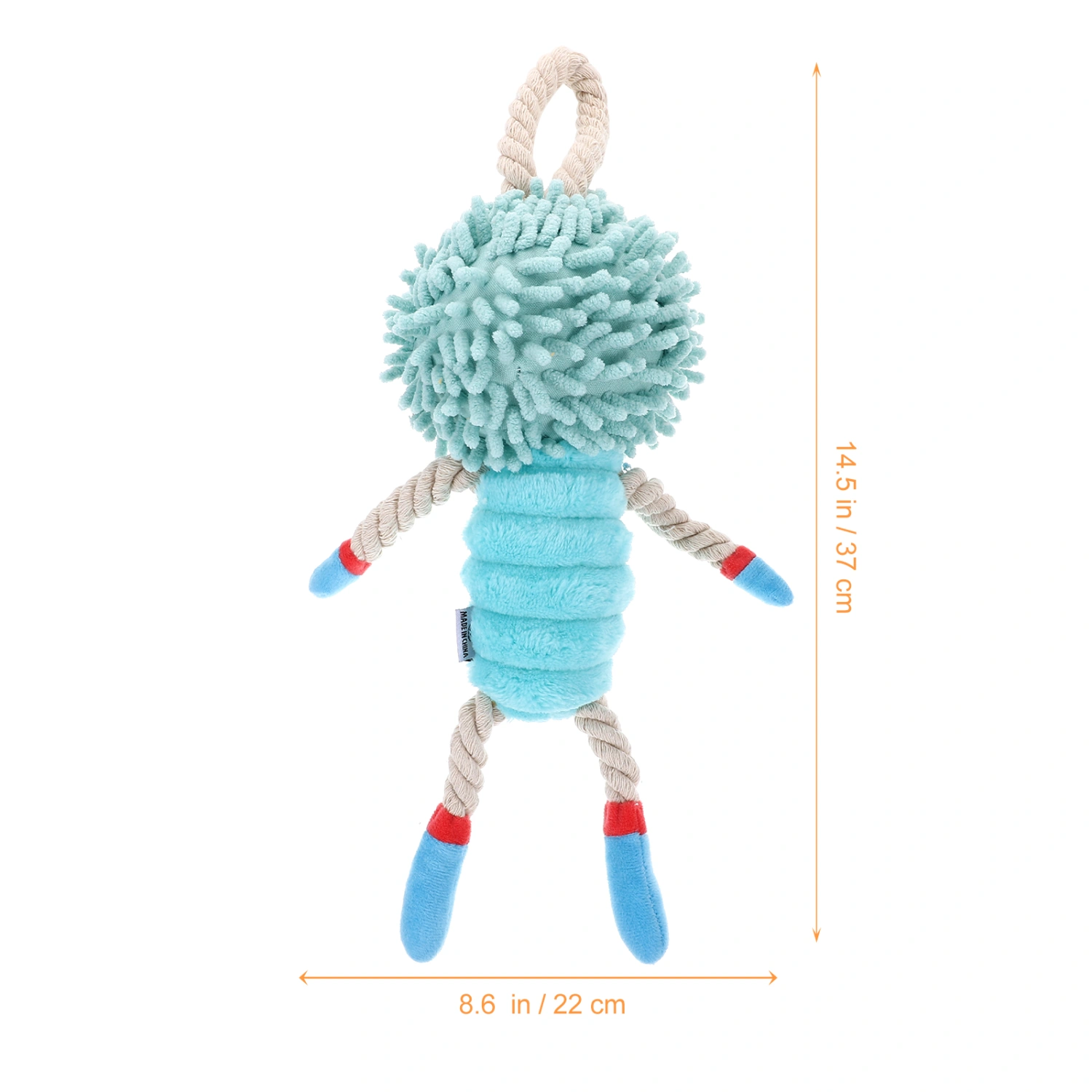 Dog Tug Toy Squeaky Sound Puppy Training Plaything Pull Toy Interactive Game Toy