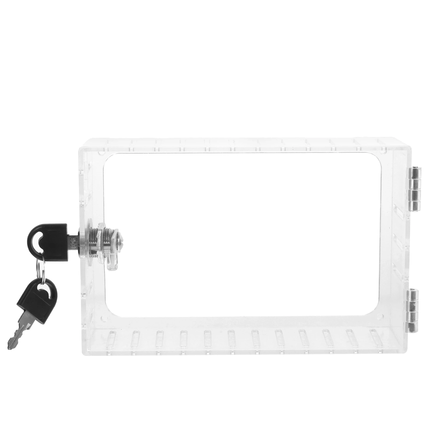 Thermostat Lock Box Plastic Thermostat Guard Wall Keyed Thermostat Protective Box