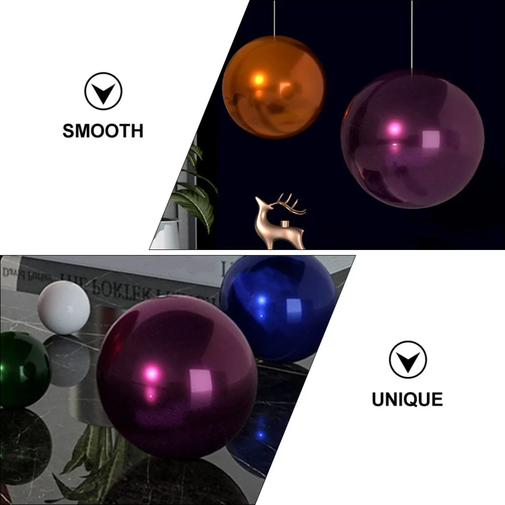 Stainless Steel Ball Mirror Surface Ball Colored Metal Ball Gazing Globe Mirror Ball Garden Ball Decor