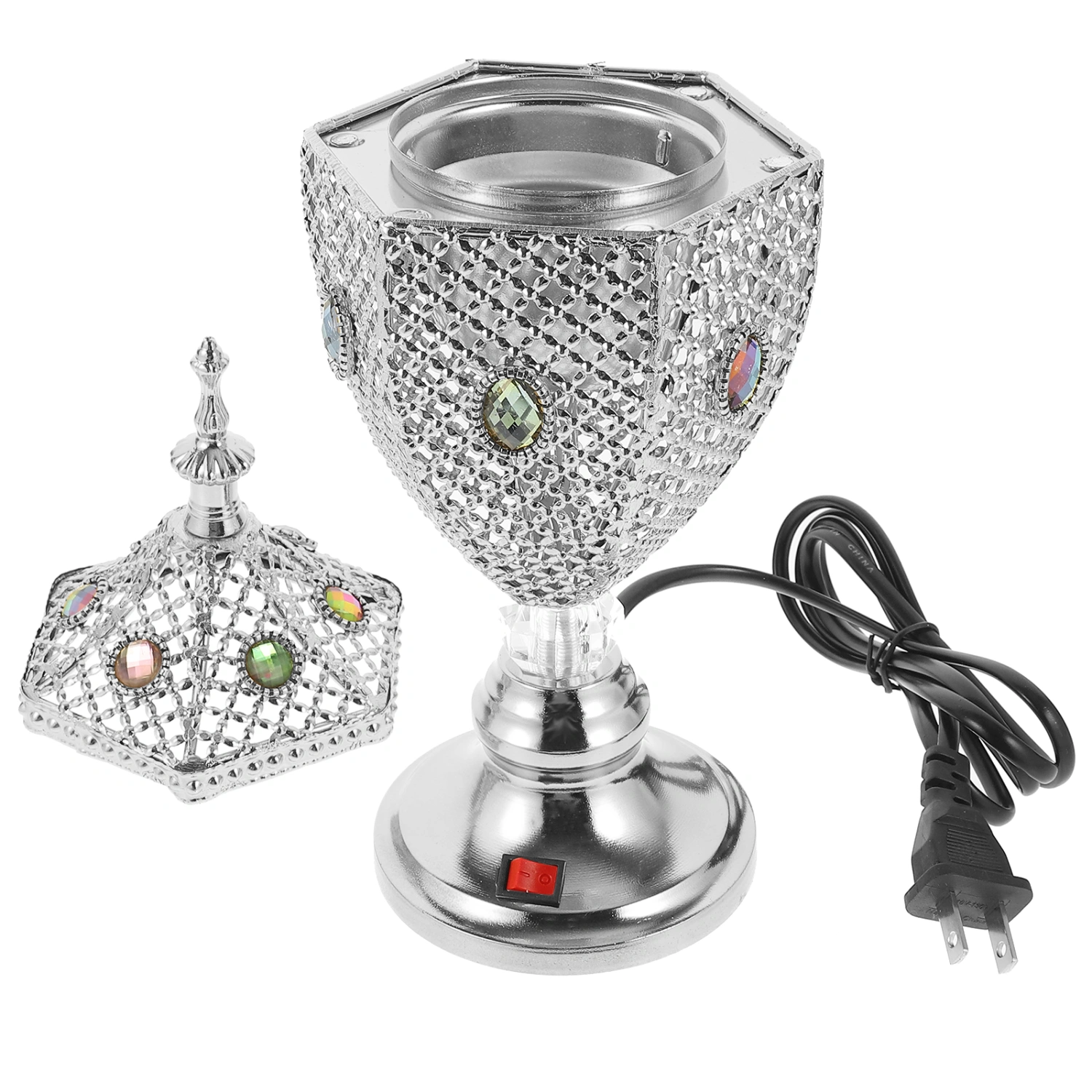 Electric Arabian Incense Burner Desktop Plug in Censer Burner Decoration US Plug