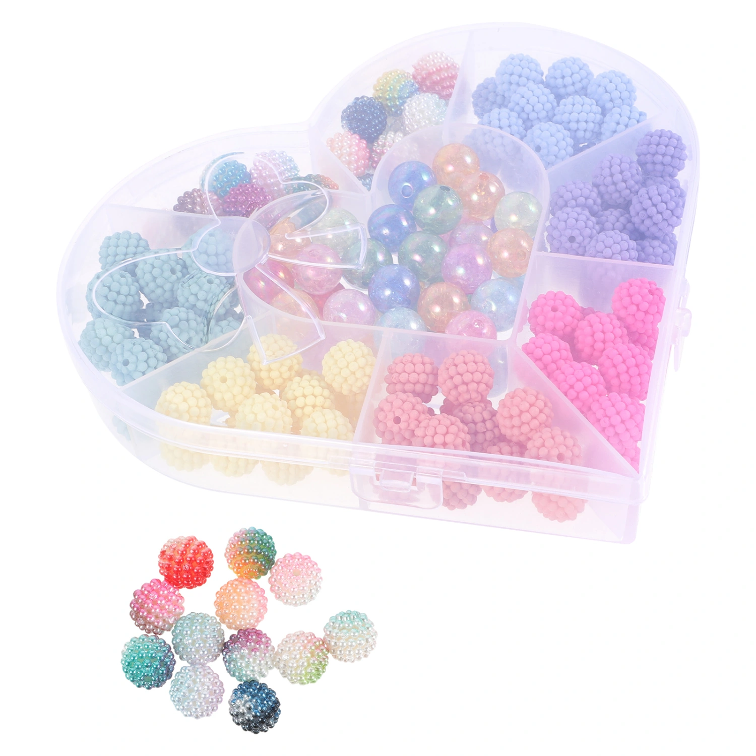 1 Box of Acrylic Spacer Beads Bracelet Making Kit Beads Acrylic Beads For Necklace Making